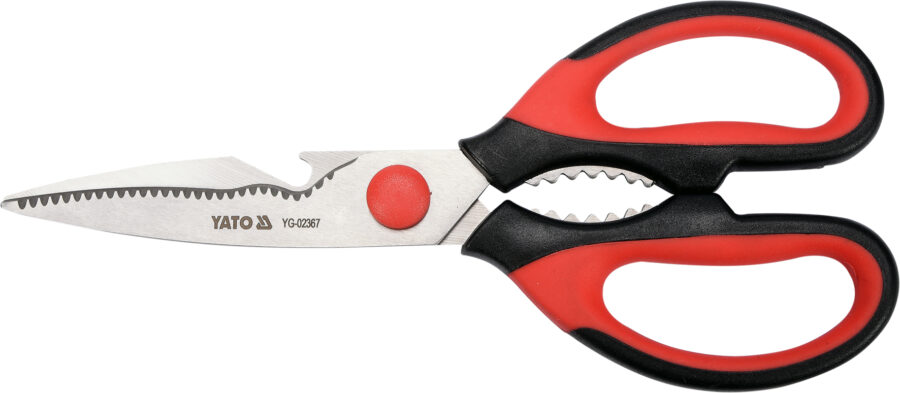 KITCHEN SCISSORS FOLDABLE 2 COLORS (YG-02367) - YG-02367 salidzini kurpirkt cenas