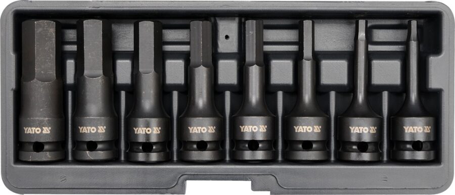 Impact Hex  Bit Socket Set (YT-1066) - YT-1066 salidzini kurpirkt cenas