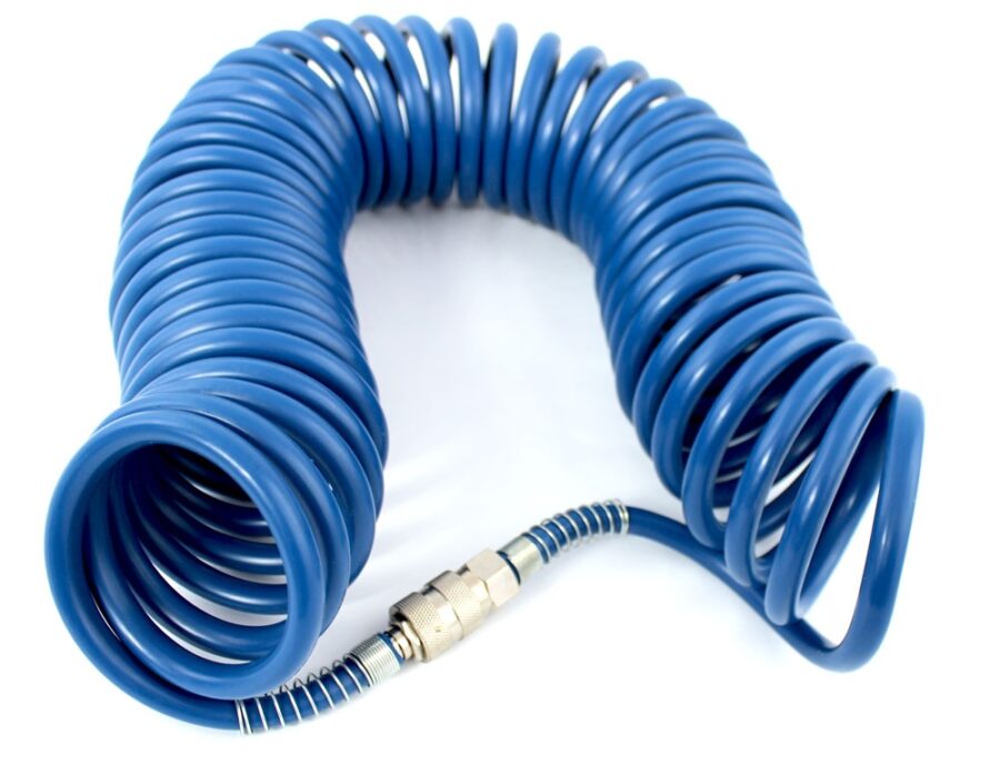 Spiral Recoil Air Hose | 8 x 12 mm / 20 m | PE (PE20M) - PE20M salidzini kurpirkt cenas