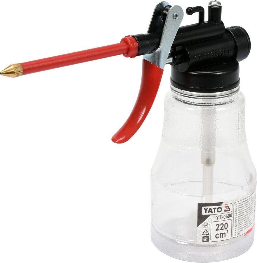 OIL CAN WITH FLEXIBLE APPLICATOR 220ML (YT-0690) - YT-0690 salidzini kurpirkt cenas