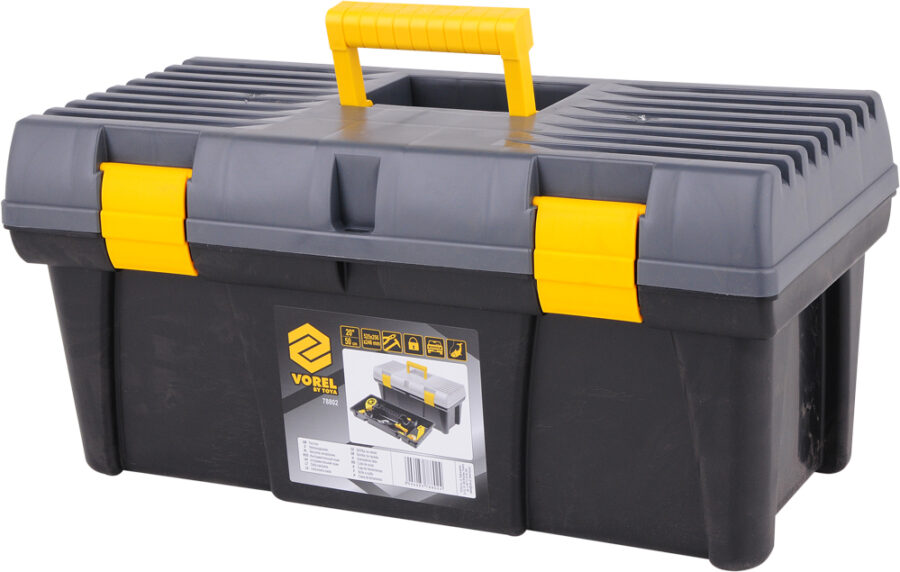 PLASTIC TOOL BOX 20" (78802) - 78802 salidzini kurpirkt cenas