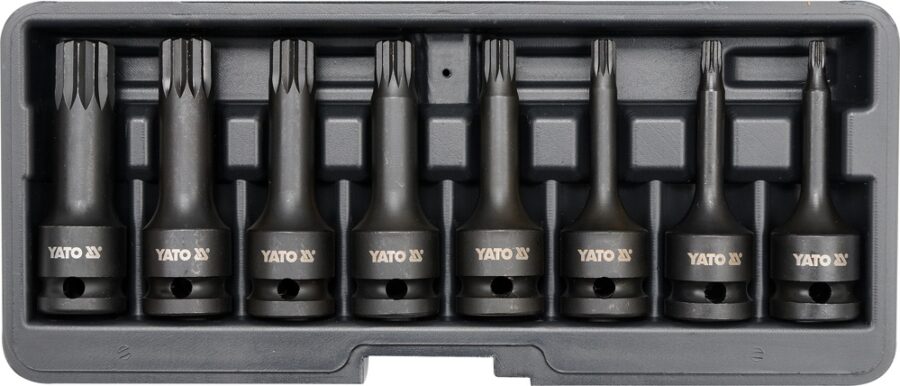 Impact Spline Bit Socket Set(YT-1069) - YT-1069 salidzini kurpirkt cenas