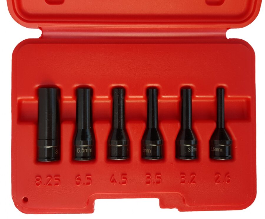 6pcs 1/4" Turn Off Socket Set (SK2006) - SK2006 salidzini kurpirkt cenas