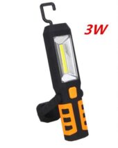 COB LED Inspection Lamp Rechargeable Work Light 3W Hand Torch Flexible Magnetic (SK1510) - SK1510 salidzini kurpirkt cenas