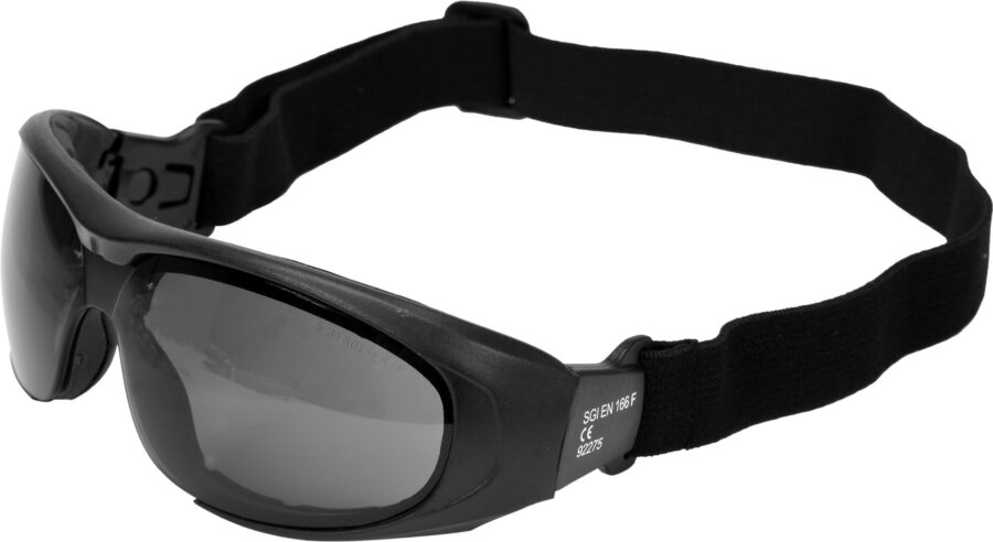 GOGGLES GRAY WITH STRAP (YT-73765) - YT-73765 salidzini kurpirkt cenas