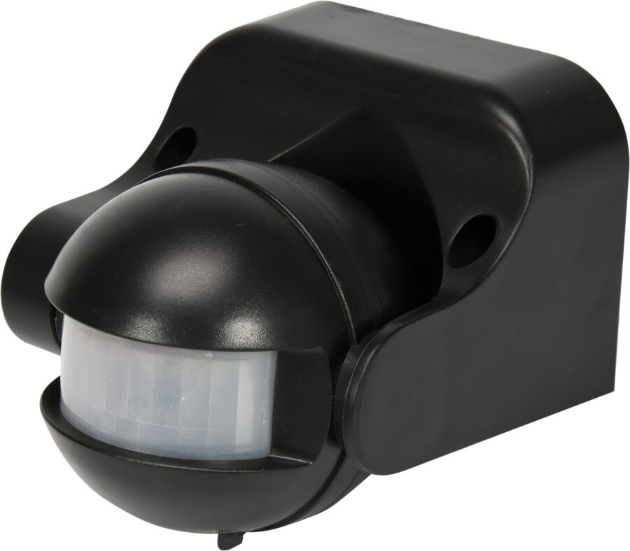 MOTION DETECTOR PIR IP44 BLACK (83120) - 83120 salidzini kurpirkt cenas