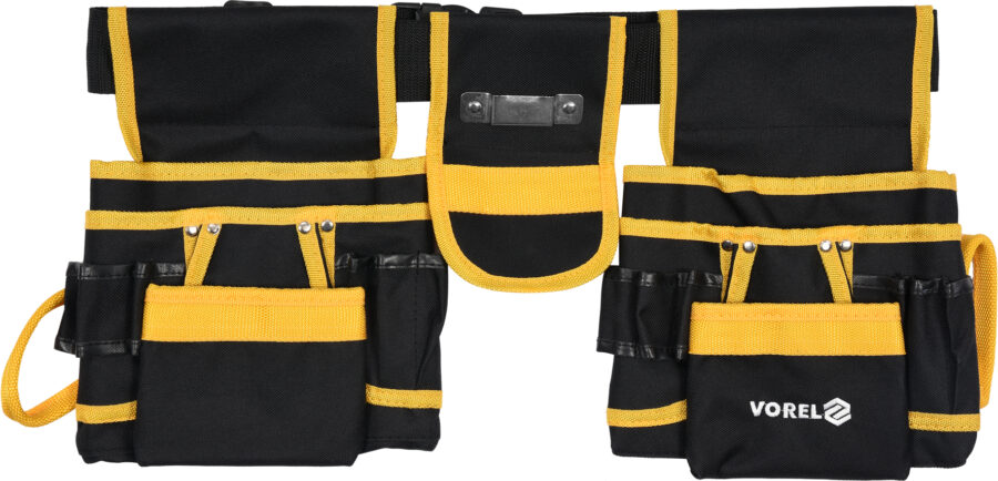 TOOL BELT WITH TWO SLIDING BOWLS AND POCKETS (78752) - 78752 salidzini kurpirkt cenas