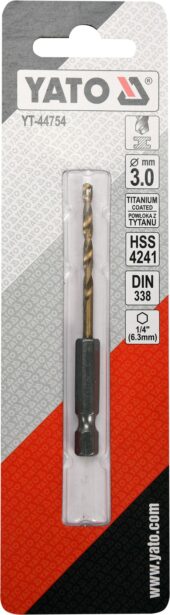 METAL DRILL WITH HEX SHANK 3