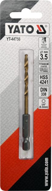 METAL DRILL WITH HEX SHANK 3