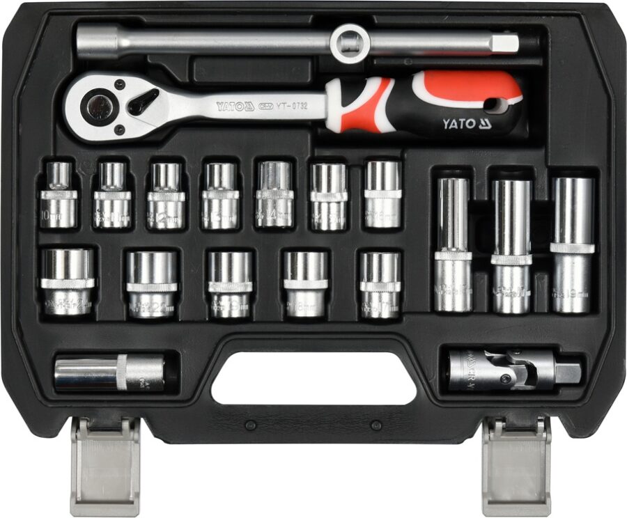 SOCKET SET 1/2" 20PCS (YT-38691) - YT-38691 salidzini kurpirkt cenas