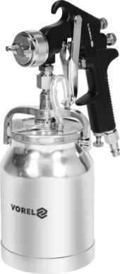 SPRAY GUN W. FLUID CUP | HVLP / 1000 ml | Ø1.8 mm (80903) - 80903 salidzini kurpirkt cenas