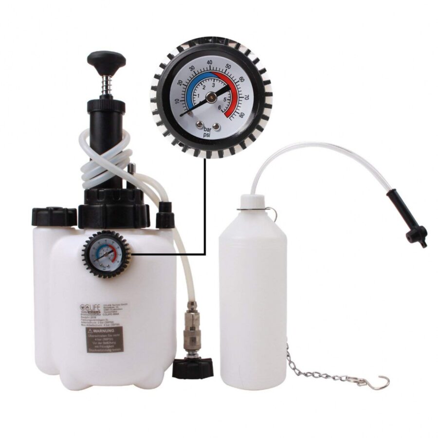 3L Brake Bleeder with 1L Brake Bleeding Bottle (SK9044) - SK9044 salidzini kurpirkt cenas