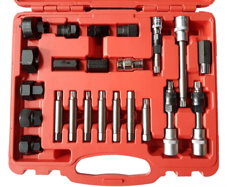 24 PCS Alternator Puller Kit (XC8724) - XC8724 salidzini kurpirkt cenas