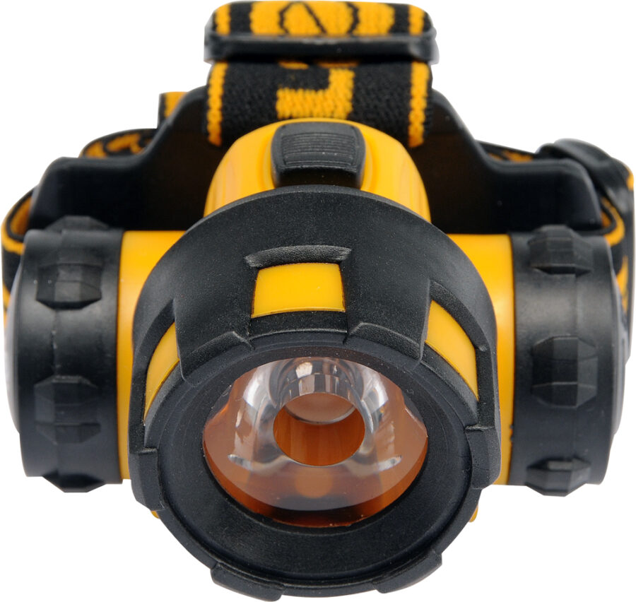 LED HEAD LAMP 1LED/1W 3-FUNCTIONS (88673) - 88673 salidzini kurpirkt cenas