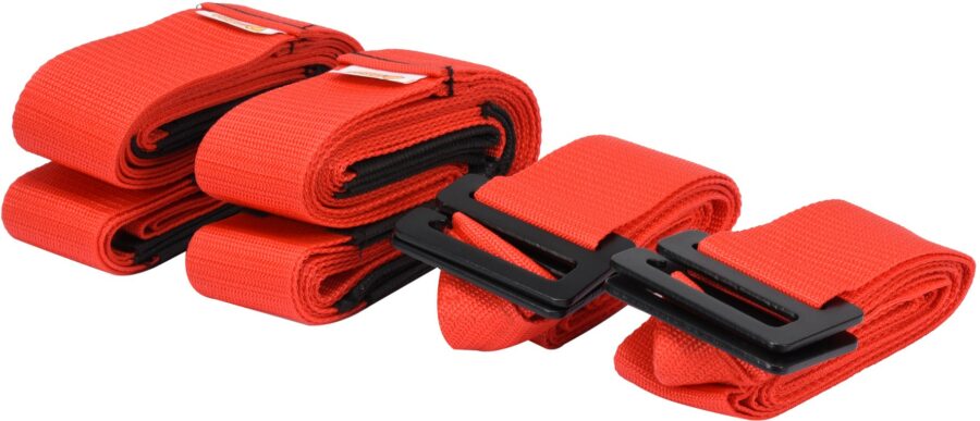 LIFTING AND MOVING STRAPS | 5X280 cm | 4 pcs. (74722) - 74722 salidzini kurpirkt cenas