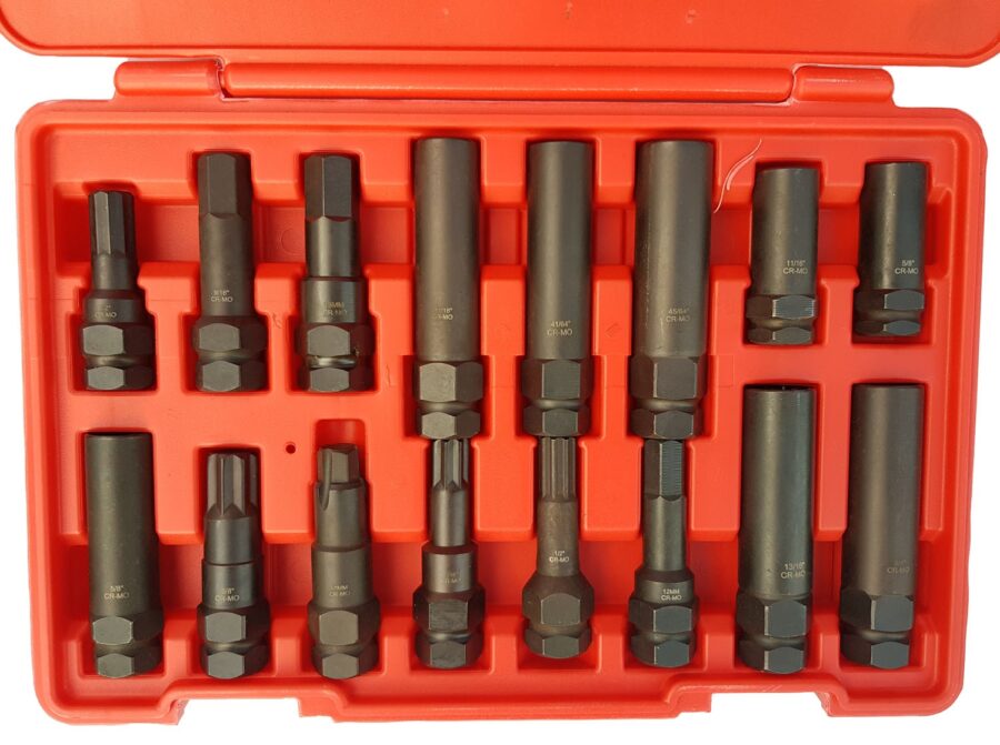 Locking Wheel Nut Master Key Set | 16 pc (WNM16) - WNM16 salidzini kurpirkt cenas