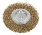 Wire brush flat | crimped | 100 mm (SK19610) - SK19610 salidzini kurpirkt cenas