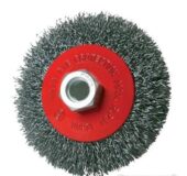 Steel Crimp Bevel Brush | M14 | 115 mm (ES733115) - ES733115 salidzini kurpirkt cenas