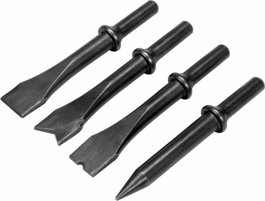 ROUND SHANK CHISEL SET 4 PCS. (YT-09901) - YT-09901 salidzini kurpirkt cenas