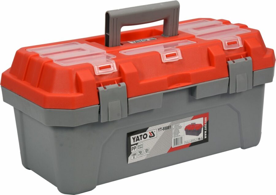 TOOL BOX 420x210x195MM (16") (YT-88881) - YT-88881 salidzini kurpirkt cenas