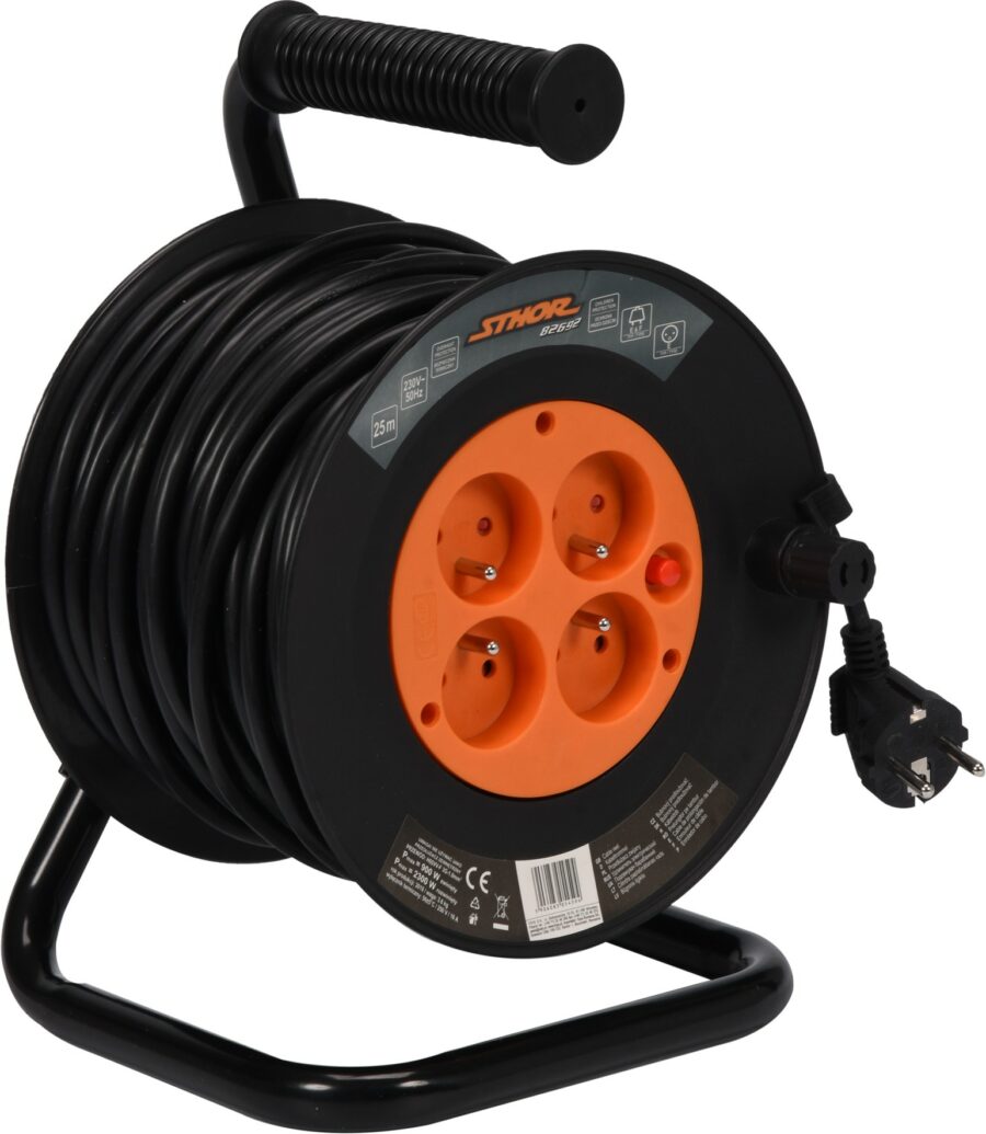 CABLE REEL 25M (82692) - 82692 salidzini kurpirkt cenas