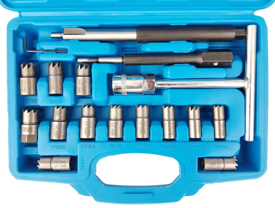 Diesel Injector Seat Cutter set | 17 pcs (DSC17) - DSC17 salidzini kurpirkt cenas