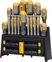 Screwdriver and bit set | with stand | 50 pcs. (60780) - 60780 salidzini kurpirkt cenas