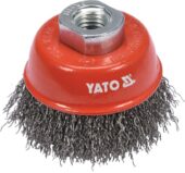 CUP BRUSH 65MM M14 INOX (YT-47658) - YT-47658 salidzini kurpirkt cenas