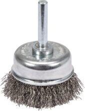 CUP BRUSH 50MM INOX FOR DRILL (YT-47497) - YT-47497 salidzini kurpirkt cenas