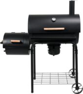 Coal-fi red grill with smoking chamber (99587) - 99587 salidzini kurpirkt cenas