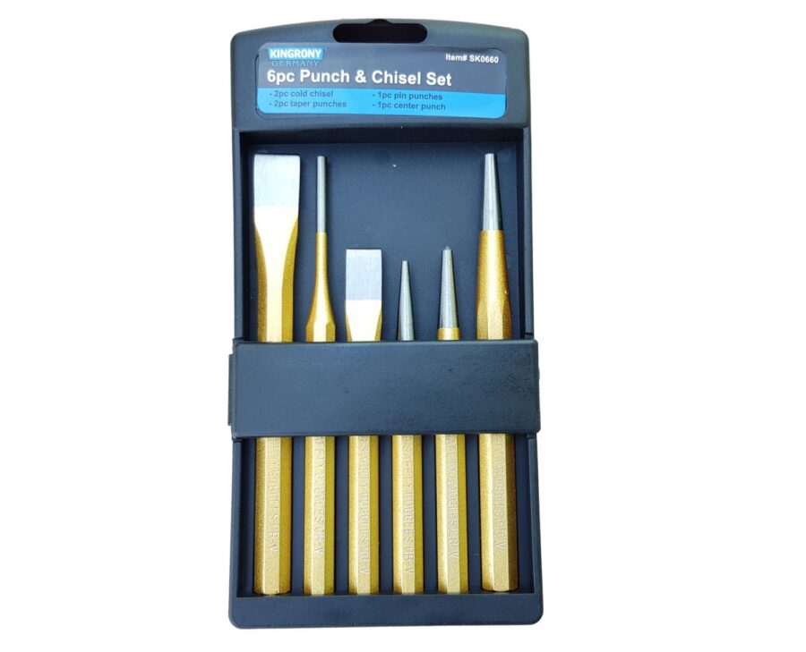 Punch & chisel set | 6 pc. (SK0660) - SK0660 salidzini kurpirkt cenas