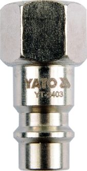 QUICK COUPLER 1/4"(F)x1/4"(M) (YT-2403) - YT-2403 salidzini kurpirkt cenas