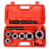 Ratchet Pipe Threading Set | from 1/4 to 1-1/4" | 6 pcs (EQ-7630) - EQ-7630 salidzini kurpirkt cenas