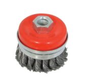 Cup Brushes twisted M14 65mm + band (ES740065R) - ES740065R salidzini kurpirkt cenas