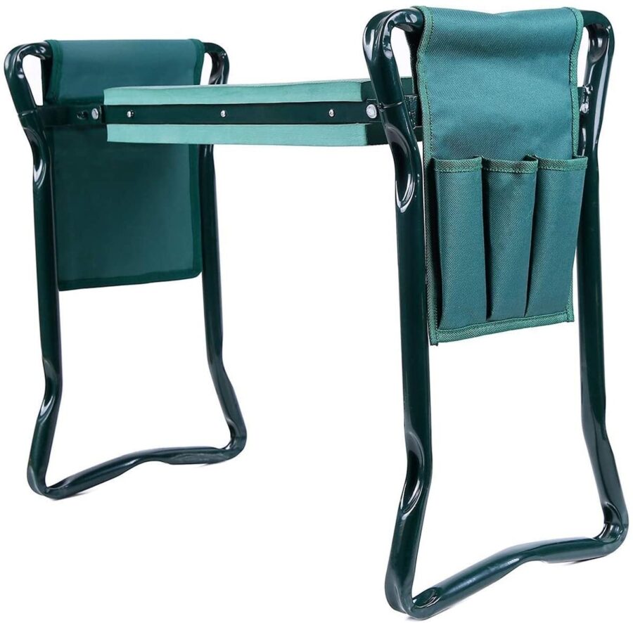 2 in 1 Folding Garden Kneeler & Stool w/ Tool Bag (ST-1) - ST-1 salidzini kurpirkt cenas