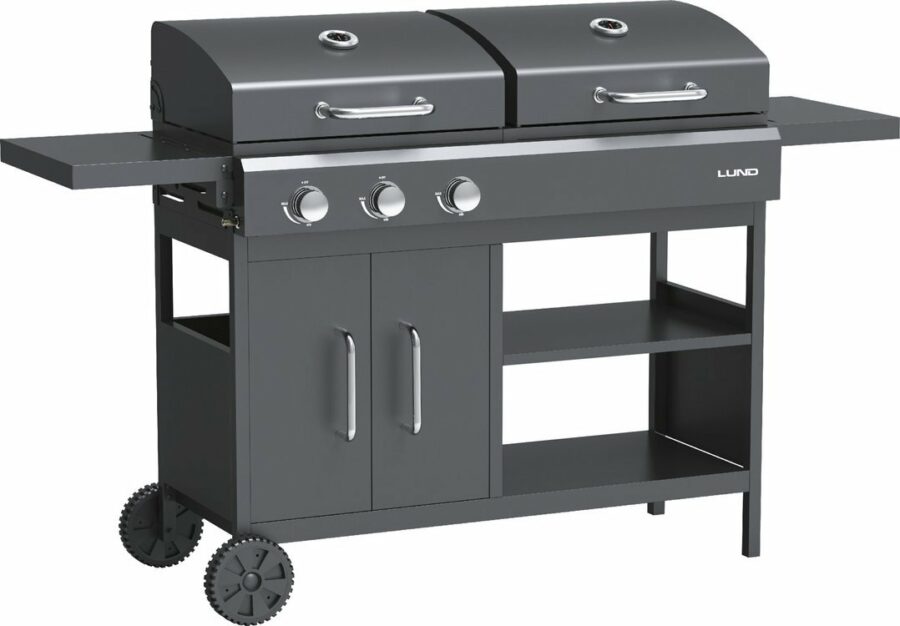 2 in 1 gas & charcoal grill  (99649) - 99649 salidzini kurpirkt cenas