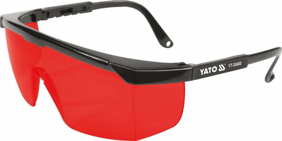 RED GLASSES FOR LASER (YT-30460) - YT-30460 salidzini kurpirkt cenas