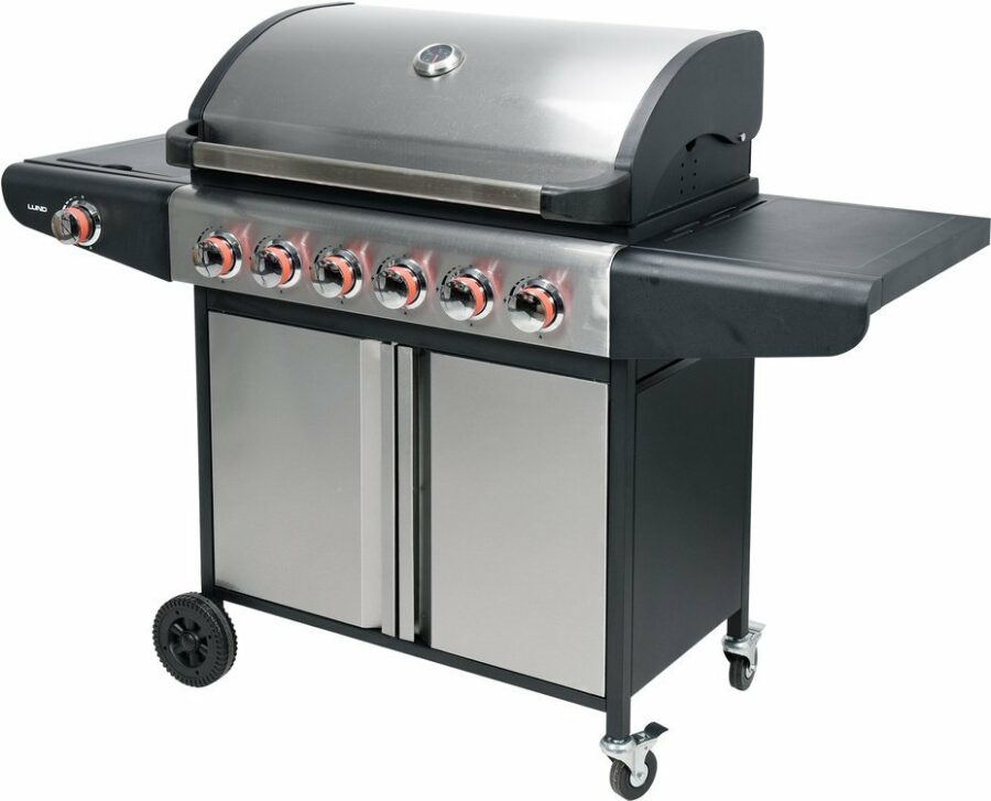 GAS GRILL 6+1 STAINLESS STEEL 18