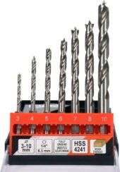 SPUR WOOD DRILL SET 3-10MM 7PCS HEX (YT-33873) - YT-33873 salidzini kurpirkt cenas