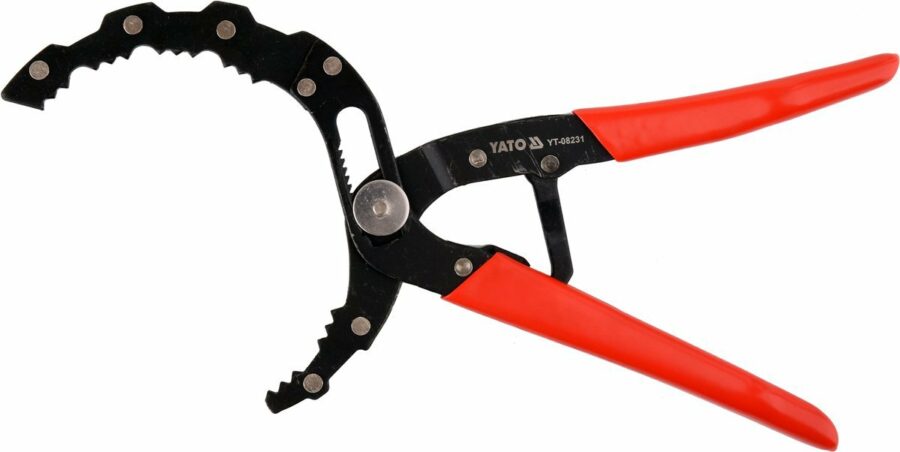 SELF ADJUSTABLE OIL FILTERS PLIERS (YT-08231) - YT-08231 salidzini kurpirkt cenas