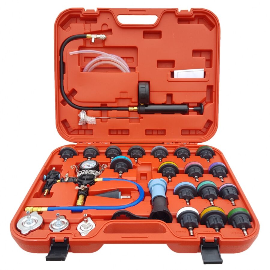 28-piece Radiator Pressure and Cooling System Tester (SK2112) - SK2112 salidzini kurpirkt cenas