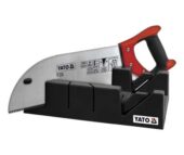 PLASTIC MITRE BOX WITH DOVETAIL SAW 350M (YT-3150) - YT-3150 salidzini kurpirkt cenas