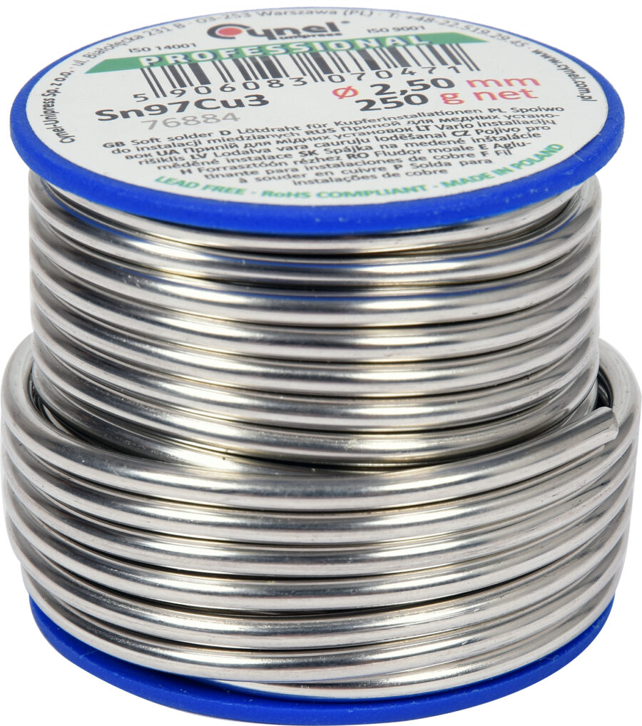 Soft solder | Ø 2.5 mm | 250g (76884) - 76884 salidzini kurpirkt cenas