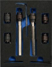 SPOT WELD CUTTER SET | 8 mm / 10 mm | 9 pcs (YT-28919) - YT-28919 salidzini kurpirkt cenas