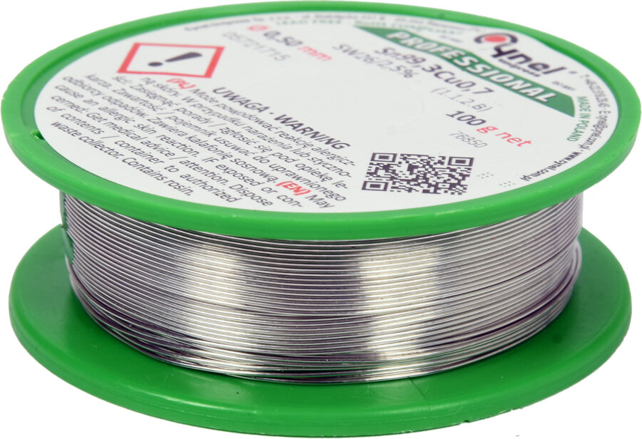 Lead free solder | Ø 0.5 mm. 100g (76850) - 76850 salidzini kurpirkt cenas