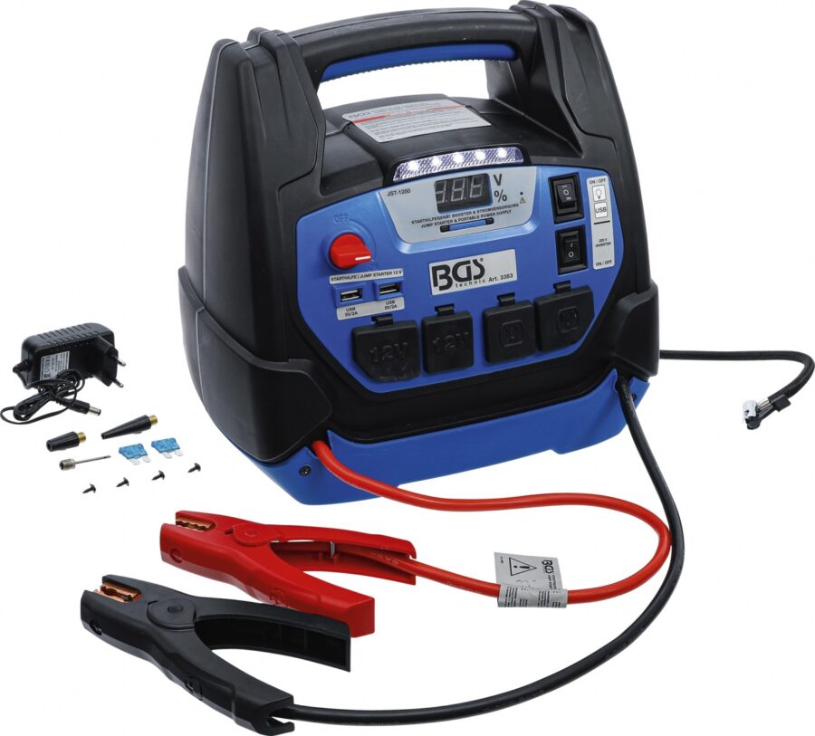 Multi-Function Jump Starter & Mobile Power Supply | 5-in-1 | 18 Ah (3383) - 3383 salidzini kurpirkt cenas