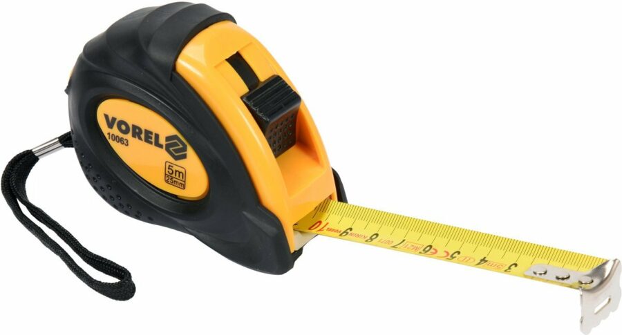 MEASURING TAPE 5M X 25 MM (10063) - 10063 salidzini kurpirkt cenas