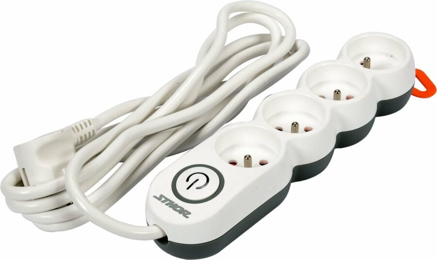 POWER STRIP W. GROUND 4S 3M (72354) - 72354 salidzini kurpirkt cenas