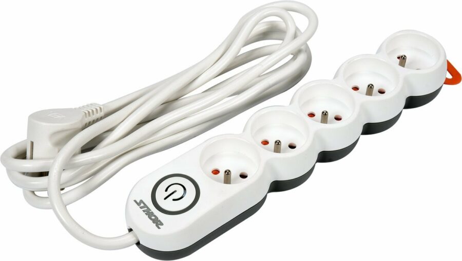 POWER STRIP W. GROUND 5S 3M (72357) - 72357 salidzini kurpirkt cenas