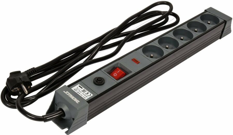 SURGE PROTECTOR POWER STRIP W.G. 5S 3M (72370) - 72370 salidzini kurpirkt cenas